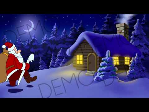 merry christmas animated card